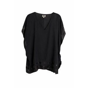 Mud Pie V-Neck Sequin Poncho Top | One Size Fits Most